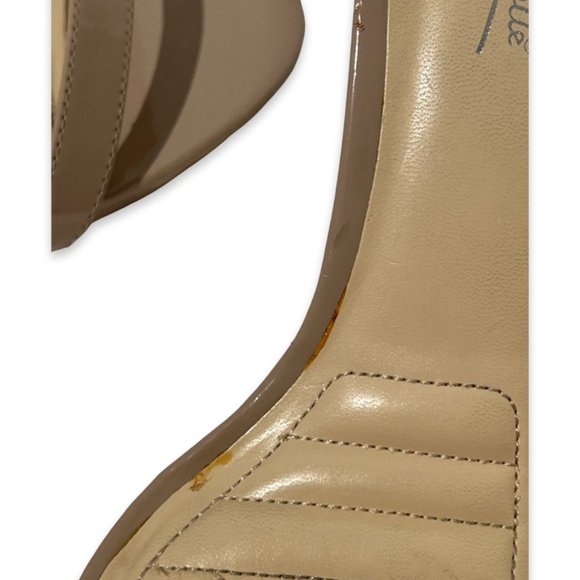 Anne Michelle Women's Nude High Heel Ankle Strap Open Toe Size 10 - Picture 12 of 13